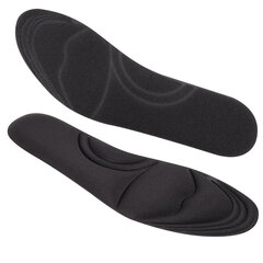 Стельки для обуви с ЭФФЕКТОМ ПАМЯТИ, материал MEMORY FOAM, размер RU 39-44 / EU 40-45, с линиями выреза, SHEGRA (ШЕГРА), 700745