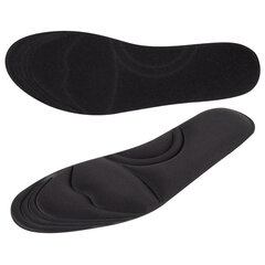 Стельки для обуви с ЭФФЕКТОМ ПАМЯТИ, материал MEMORY FOAM, размер RU 34-39 / EU 35-40, с линиями выреза, SHEGRA (ШЕГРА), 700746