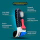 Стельки для обуви СПОРТИВНЫЕ, материал EVA SPORT, размер RU 34-39 / EU 35-40, с линиями выреза, SHEGRA (ШЕГРА), 700748