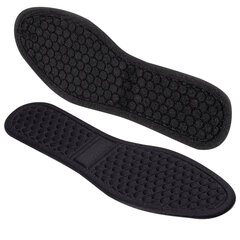 Стельки для обуви с МАССАЖНЫМ ЭФФЕТОМ, материал HI-POLY, размер RU 34-39 / EU 35-40, с линиями выреза, SHEGRA (ШЕГРА), 700754