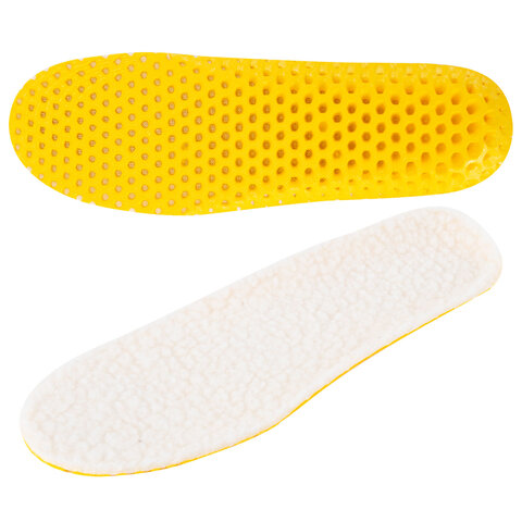 Стельки для обуви ЗИМНИЕ СУПЕРДЫШАЩИЕ, материал EVA, р. RU 34-40 / EU 35-41, SHEGRA (ШЕГРА),700757