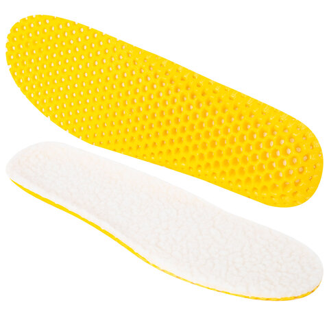 Стельки для обуви ЗИМНИЕ СУПЕРДЫШАЩИЕ, материал EVA, р. RU 34-40 / EU 35-41, SHEGRA (ШЕГРА),700757