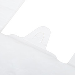 Пакет &laquo;майка&raquo; КОМПЛЕКТ 100 штук, 28+15&times;55, ПНД белый, 15 мкм, LAIMA, 700787