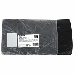 Пакет &laquo;майка&raquo; КОМПЛЕКТ 50 штук, 40+18&times;70, ПНД черный 25 мкм, LAIMA, 700792