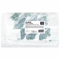 Пакет &laquo;майка&raquo; КОМПЛЕКТ 100 штук, 30+15&times;55, ПНД &laquo;Приходите еще&raquo;, 15 мкм, LAIMA, 700794