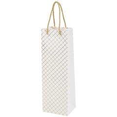 Пакет подарочный под бутылку (1 штука), 13&times;9&times;36 см (B), &laquo;Leather Bottle Bag&raquo;, ассорти, ЗОЛОТАЯ СКАЗКА, 700802