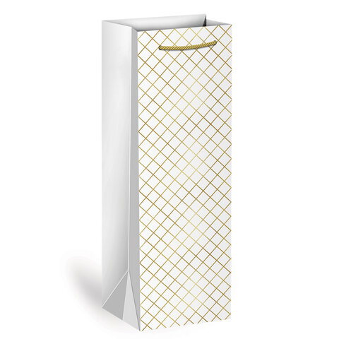 Пакет подарочный под бутылку (1 штука), 13х9x36 см (B), "Leather Bottle Bag", ассорти, ЗОЛОТАЯ СКАЗКА, 700802 - фото 3