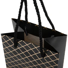 Пакет подарочный под бутылку (1 штука), 13х9x36 см (B), "Leather Bottle Bag", ассорти, ЗОЛОТАЯ СКАЗКА, 700802