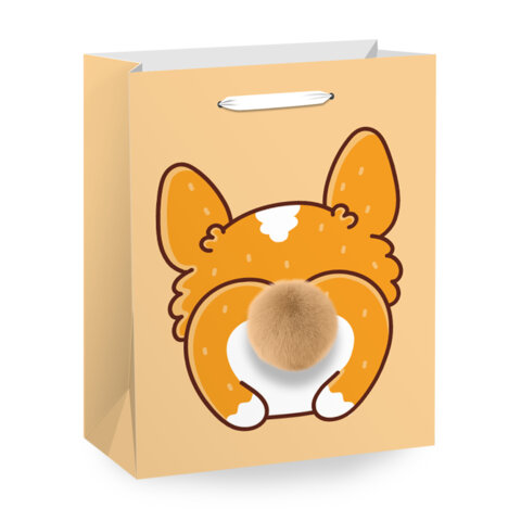 Пакет подарочный (1 штука) 11х6х15 см (S), "Collection Small", ассорти, глиттер, фольга, пушистый хвостик, ЗОЛОТАЯ СКАЗКА, 700803 - фото 2