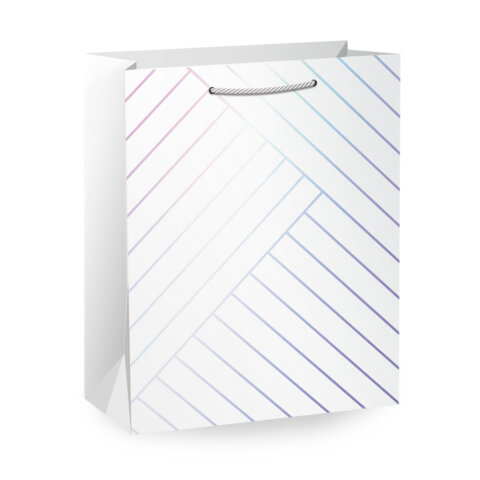 Пакет подарочный (1 штука) 18х10х23 см (M), "Leather Bag", ассорти, с тиснением, ЗОЛОТАЯ СКАЗКА, 700811 - фото 3