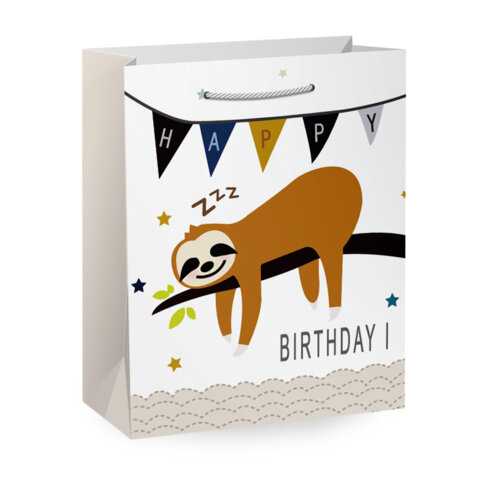 Пакет подарочный (1 штука) 26х13х32 см (L), "Party Collection", ассорти, глиттер, фольга, ЗОЛОТАЯ СКАЗКА, 700817 - фото 3