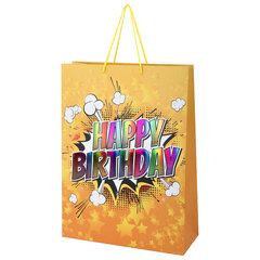 Пакет подарочный (1 штука) 33&times;13&times;45 см (XL), &laquo;Birthday Collection&raquo;, ассорти, фольга, ЗОЛОТАЯ СКАЗКА, 700826