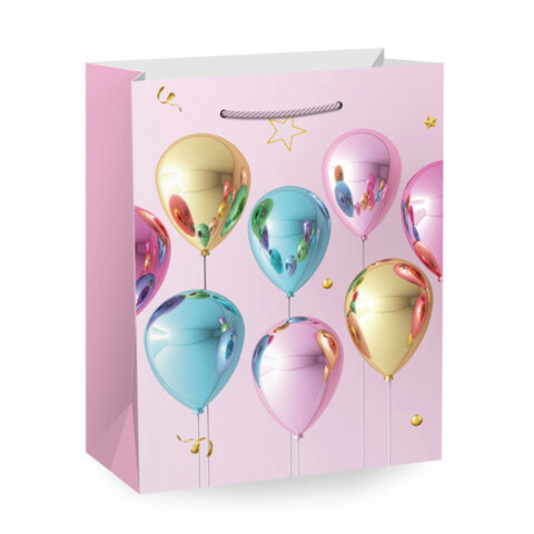 Пакет подарочный (1 штука) 33х13х45 см (XL), "Birthday Collection", ассорти, фольга, ЗОЛОТАЯ СКАЗКА, 700826 - фото 2