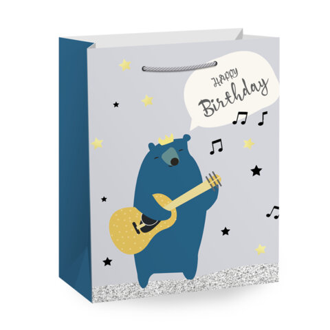 Пакет подарочный (1 штука) 33х13х45 см (XL), "Birthday Collection", ассорти, фольга, ЗОЛОТАЯ СКАЗКА, 700826 - фото 5