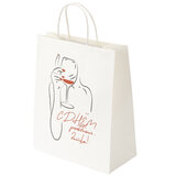 Пакет подарочный (1 штука) 26х13х32 см (L) "С днём рождения, детка!", крафт, ЗОЛОТАЯ СКАЗКА, 700845