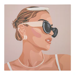 Пакет подарочный (1 штука) 30&times;10&times;30 см, &laquo;Beautiful Lady&raquo;, ламинированный, ЗОЛОТАЯ СКАЗКА, 700860
