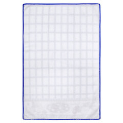 Салфетка из МИКРОФИБРЫ универсальная, 40&times;60 см, синяя клетка, орнамент, 240 г/<wbr/>м<sup>2</sup>, BOOMHOUSE (БУМХАУС), 700881