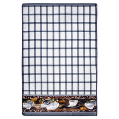 Салфетка из МИКРОФИБРЫ универсальная, 40&times;60 см, фиолетовая клетка, орнамент, 240 г/<wbr/>м<sup>2</sup>, BOOMHOUSE (БУМХАУС), 700882