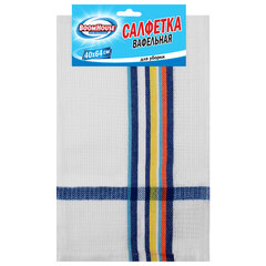 Салфетка вафельная универсальная, ХЛОПОК, 40&times;64 см, цветная полоска, ассорти, BOOMHOUSE (БУМХАУС), 700884