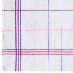 Салфетка универсальная, ХЛОПОК, 47&times;65 см, белая клетка, легкий цветной контур, ассорти, BOOMHOUSE (БУМХАУС), 700886