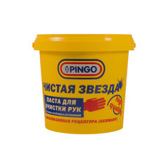 Паста очищающая средство для рук, 1000 мл, PINGO (Пинго), ЧИСТАЯ ЗВЕЗДА, от самых стойких загрязнений, банка