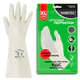 Перчатки нитриловые КЩС, EXTRA STRONG, химически устойчивые, белые, размер 10-10,5, XL (очень большой), RABBITEX (РАББИТЕКС), 700917