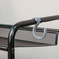 Полка для обуви &laquo;Женева-33&raquo;, 865&times;270&times;600 мм, 3 полки, металл, чёрная