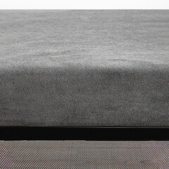 Банкетка для обуви &laquo;Торонто-23S&raquo;, 670&times;300&times;490 мм, 2 полки, металл/<wbr/>ткань, черная/<wbr/>серая