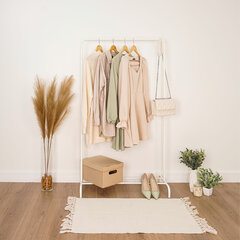 Вешалка для плечиков &laquo;Радуга-1&raquo;, 1500&times;820&times;390 мм, металл, белая