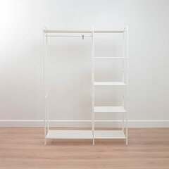 Вешалка-стеллаж &laquo;Валенсия-1&raquo;, 1555&times;1090&times;300 мм, 7 полок, металл, белая