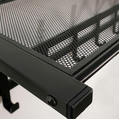 Вешалка настенная с полкой &laquo;Торонто-21&raquo;, 270&times;670&times;270 мм, 5 крючков, металл, черная