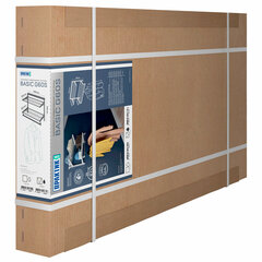 Гардеробная система BASIC G60S, 530&times;640&times;350 мм, 2 полки, 1 штанга, графит