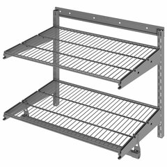 Гардеробная система BASIC G60S, 530&times;640&times;350 мм, 2 полки, 1 штанга, графит