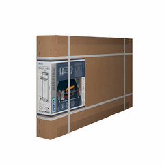 Гардеробная система BASIC G60, 2050&times;640&times;450 мм, 3 полки, 1 штанга, графит