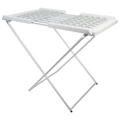 Сушилка для белья напольная, электрическая, раскладная, алюминиевая, три зоны сушки, нагрев 60 °С, LAIMA HOME, 700978