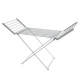 Сушилка для белья напольная, электрическая, раскладная, алюминиевая, три зоны сушки, нагрев 60°С, LAIMA HOME, 700978