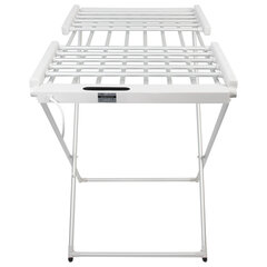 Сушилка для белья напольная, электрическая, раскладная, 3 зоны сушки, алюминиевая, таймер/<wbr/>регулировка темп. 45-70 °С, LAIMA HOME, 700979