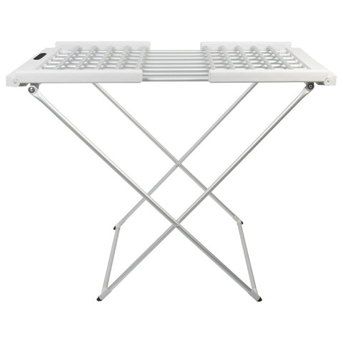 Сушилка для белья напольная, электрическая, раскладная, 3 зоны сушки, алюминиевая, таймер/регулировка темп. 45-70 °С, LAIMA HOME, 700979