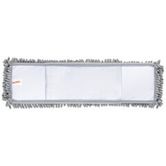 Швабра КОМПЛЕКТ черенок 75-130 см + флаундер 50 см + МОП микрофибра СИНЕЛЬ (ТИП К), PERKLIN (ПЕРКЛИН), 700983