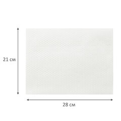 Салфетки БЕЗВОРСОВЫЕ 60 штук, 21&times;28 см, СУПЕРВПИТЫВАЮЩИЕ многоразовые универсальные, ЦЕЛЛЮЛОЗНЫЕ, LAIMA ULTRA WASH, 700989
