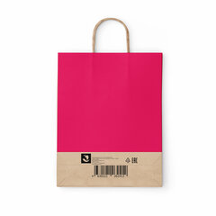 Крафт-пакет бумажный &laquo;Ruby red&raquo; 26&times;15&times;35 см, с кручеными ручками, плотность 80 г/<wbr/>м<sup>2</sup>, моноцвет, 112412