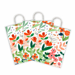 Крафт-пакет бумажный &laquo;Красота внутри&raquo; 26&times;15&times;35 см, с кручеными ручками, плотность 100 г/<wbr/>м<sup>2</sup>, белый, 113563