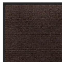 Коврик придверный 90&times;150 см, КОРИЧНЕВЫЙ, влаго-грязезащитный, 300 г/<wbr/>м<sup>2</sup>, рубчик, PRIMILA (ПРИМИЛА) STANDARD, 701017