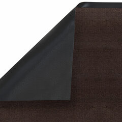 Коврик придверный 90&times;150 см, КОРИЧНЕВЫЙ, влаго-грязезащитный, 300 г/<wbr/>м<sup>2</sup>, рубчик, PRIMILA (ПРИМИЛА) STANDARD, 701017