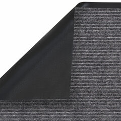 Коврик придверный 50&times;80 см, СЕРЫЙ, влаго-грязезащитный, 450 г/<wbr/>м<sup>2</sup>, ребристый, PRIMILA (ПРИМИЛА) EXTRA, 701023