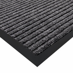 Коврик придверный 50&times;80 см, СЕРЫЙ, влаго-грязезащитный, 450 г/<wbr/>м<sup>2</sup>, ребристый, PRIMILA (ПРИМИЛА) EXTRA, 701023