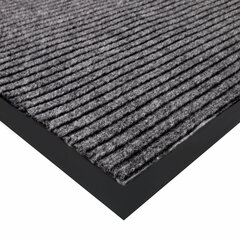 Коврик придверный 80&times;120 см, СЕРЫЙ, влаго-грязезащитный, 450 г/<wbr/>м<sup>2</sup>, ребристый, PRIMILA (ПРИМИЛА) EXTRA, 701025