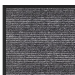 Коврик придверный 90&times;150 см, СЕРЫЙ, влаго-грязезащитный, 450 г/<wbr/>м<sup>2</sup>, ребристый, PRIMILA (ПРИМИЛА) EXTRA, 701026