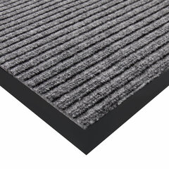 Коврик придверный 90&times;150 см, СЕРЫЙ, влаго-грязезащитный, 450 г/<wbr/>м<sup>2</sup>, ребристый, PRIMILA (ПРИМИЛА) EXTRA, 701026