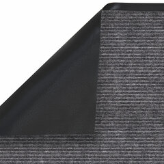 Коврик придверный 90&times;150 см, СЕРЫЙ, влаго-грязезащитный, 450 г/<wbr/>м<sup>2</sup>, ребристый, PRIMILA (ПРИМИЛА) EXTRA, 701026